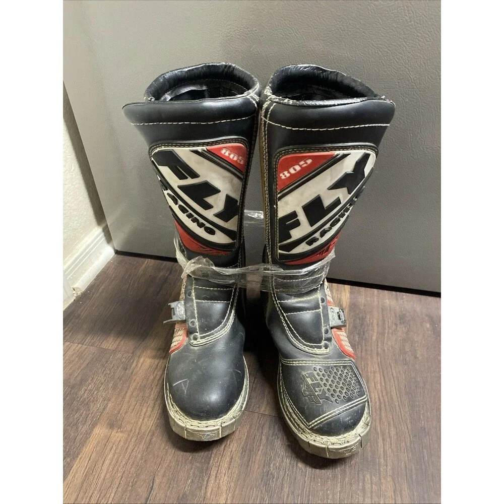 Fly Racing Motorcross Motorcycle Boots 805 Size 9 Off Road ATV (058)